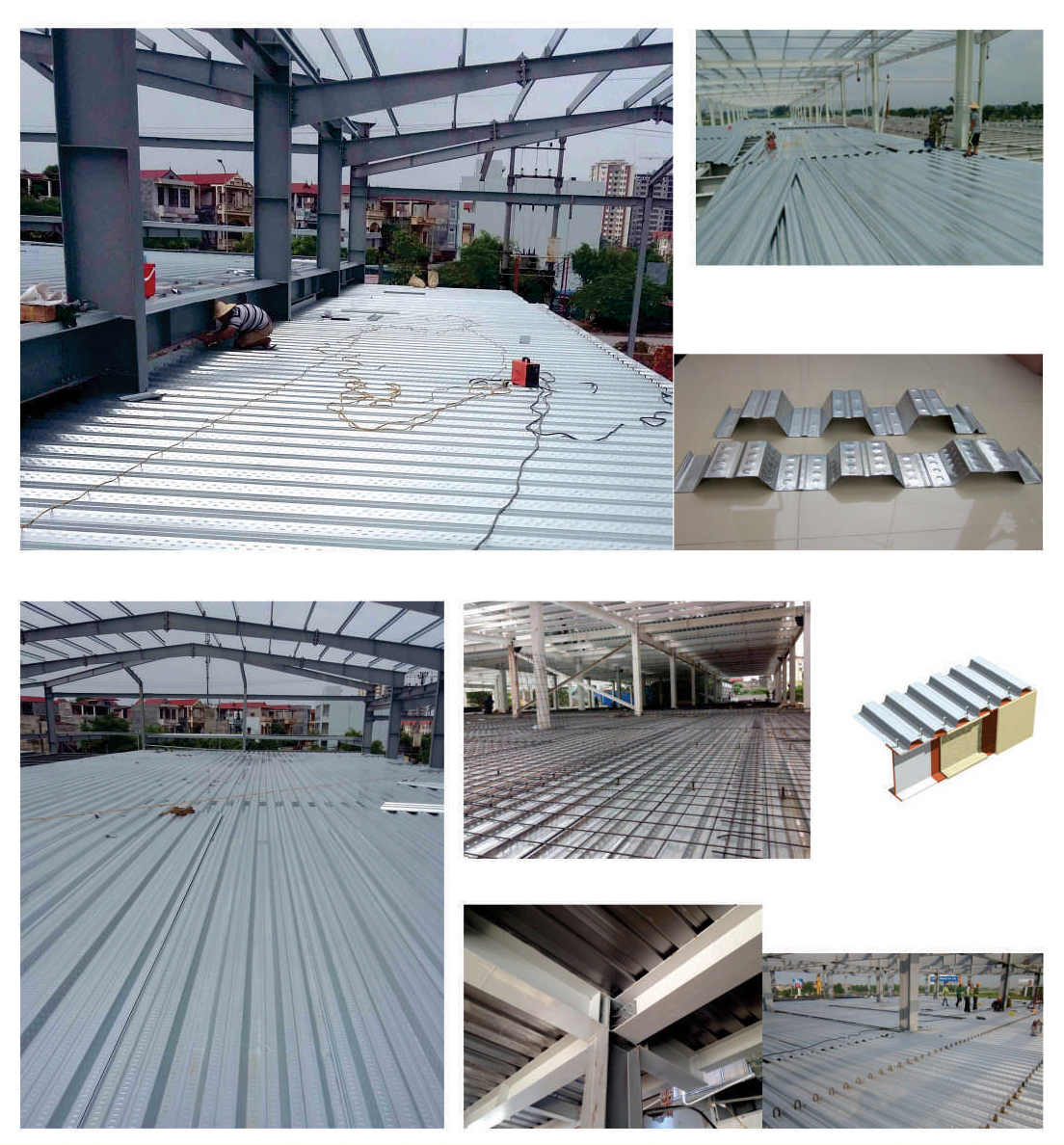 Ưu điểm và ứng dụng của tấm sàn decking trong thi công là gì?